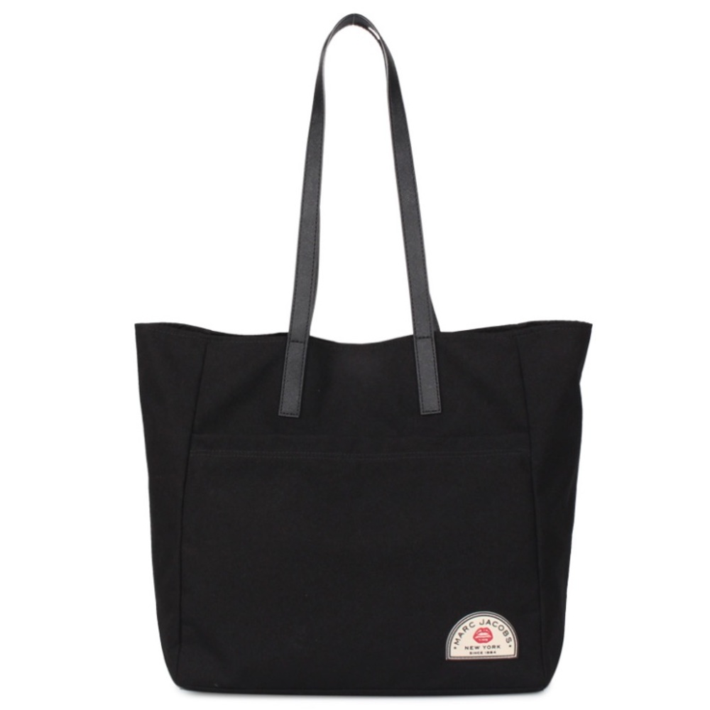 Marc Jacobs Black Canvas Tote Bag
